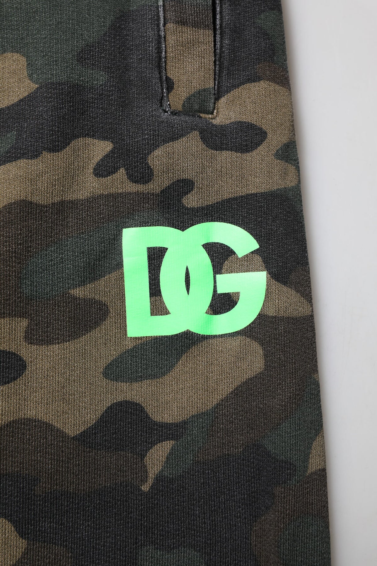Pantalon de jogging homme en coton à camouflage multicolore Dolce &amp; Gabbana