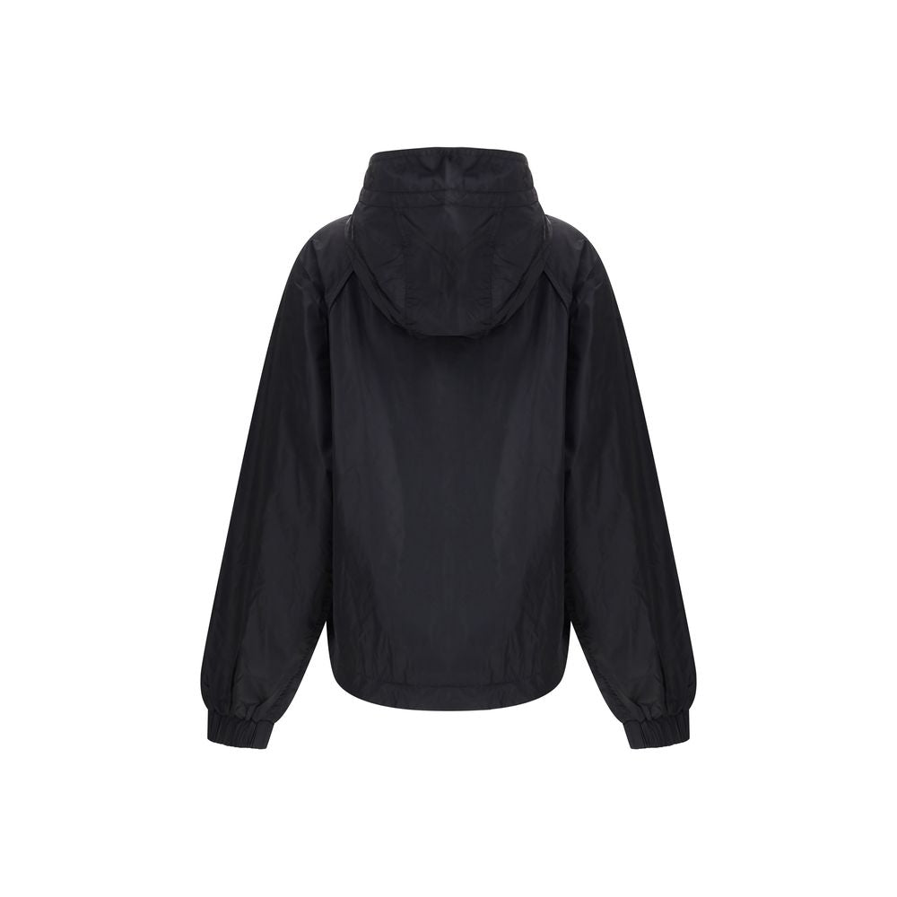Ganni Recycled Nylon Jacket - Design Sportif Oversize