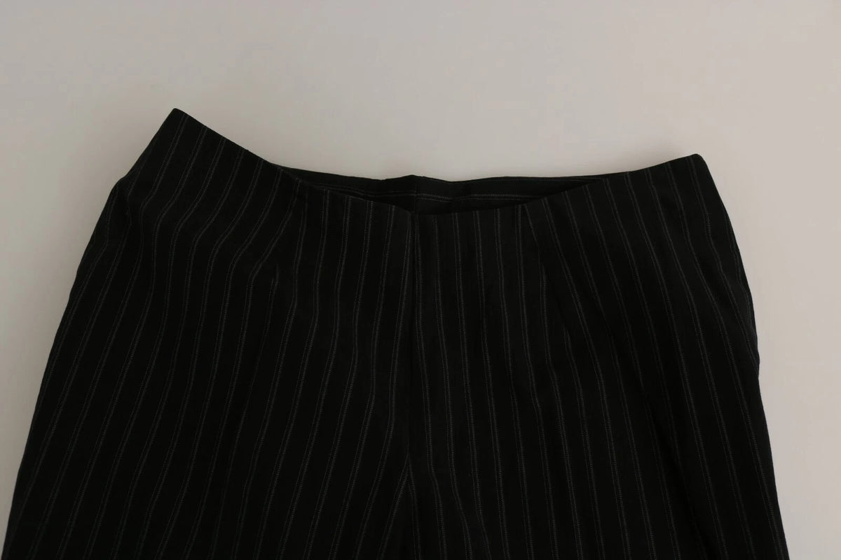 BENCIVENGA Pantalon Habillé Droit Noir Taille Haute