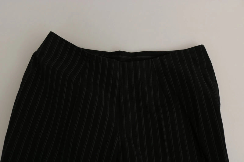 BENCIVENGA Pantalon Habillé Droit Noir Taille Haute