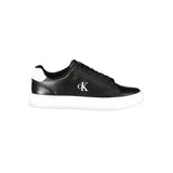Calvin Klein Black Leather Men Sneaker - Élégance et Confort