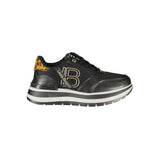 Laura Biagiotti Sneakers Femme Noires en Polyester - Élégantes et Confortables