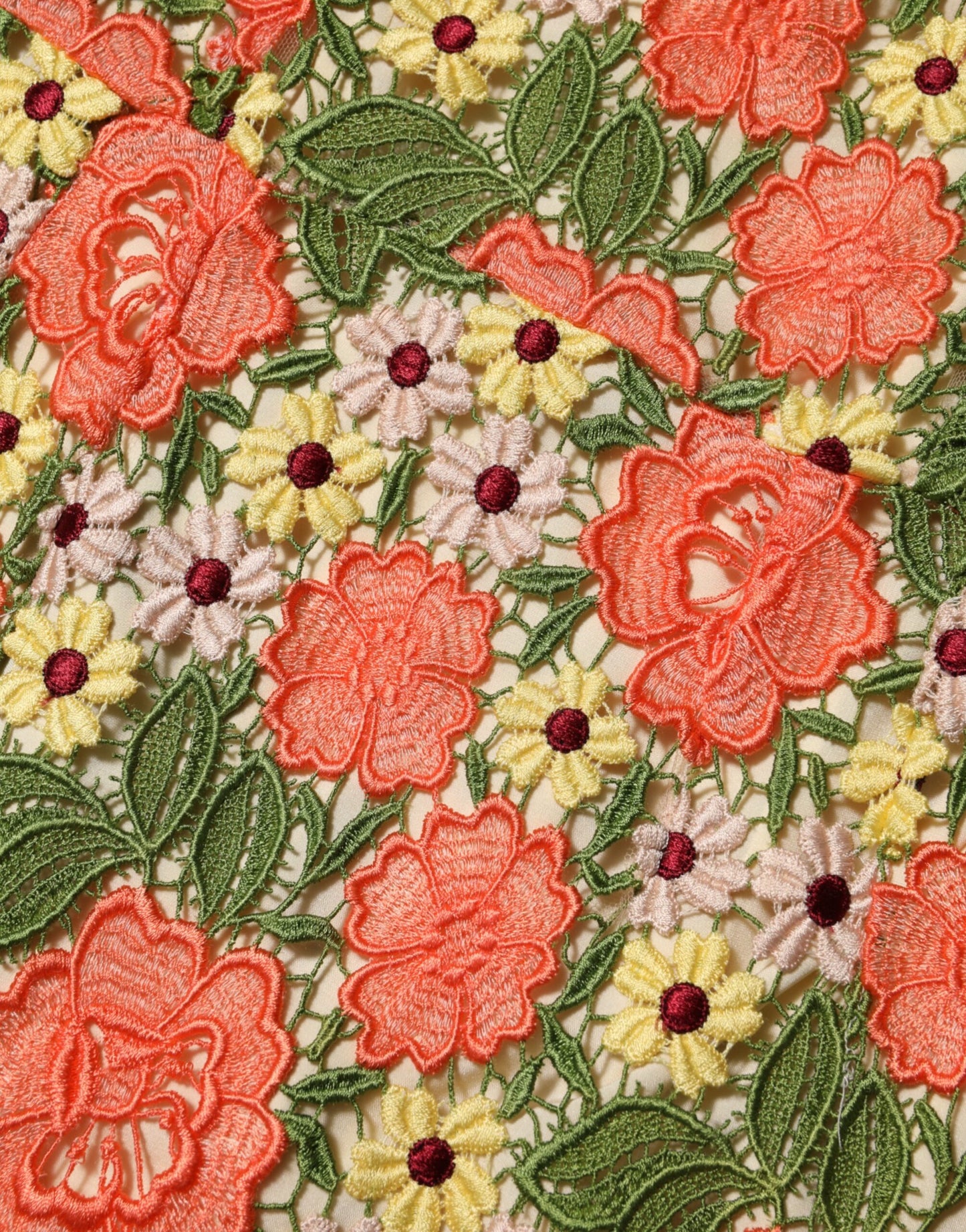 Dolce &amp; Gabbana A-lijn minirok met bloemenborduursel in verschillende kleuren