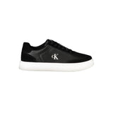 Calvin Klein Black Leather Men Sneaker - Élégance et Confort