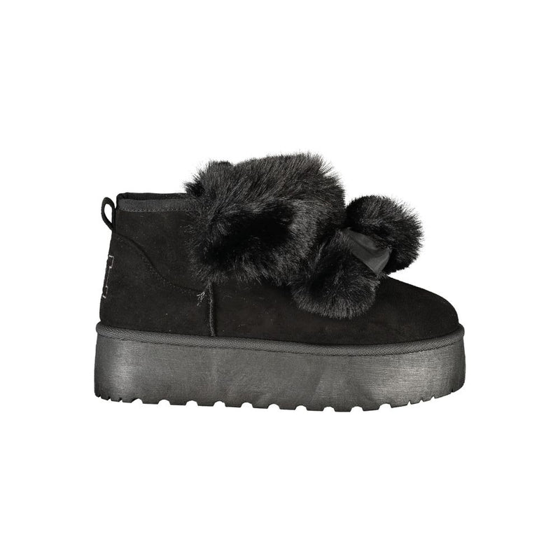 Laura Biagiotti Black Polyester Women Boot - Chic Ankle Boots
