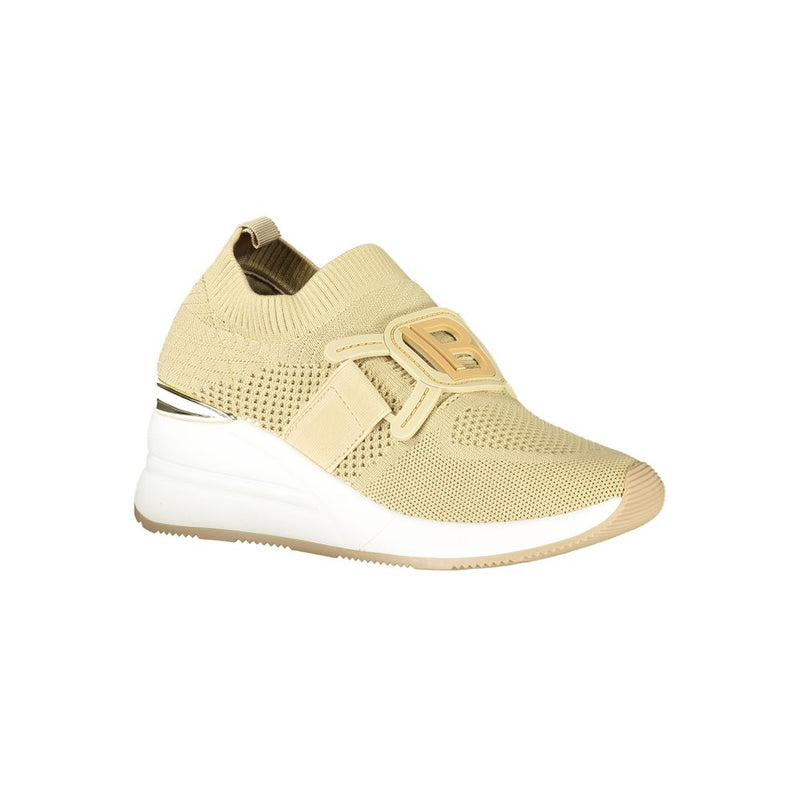 Laura Biagiotti Beige Polyester Women Sneaker - Chic & Comfortable