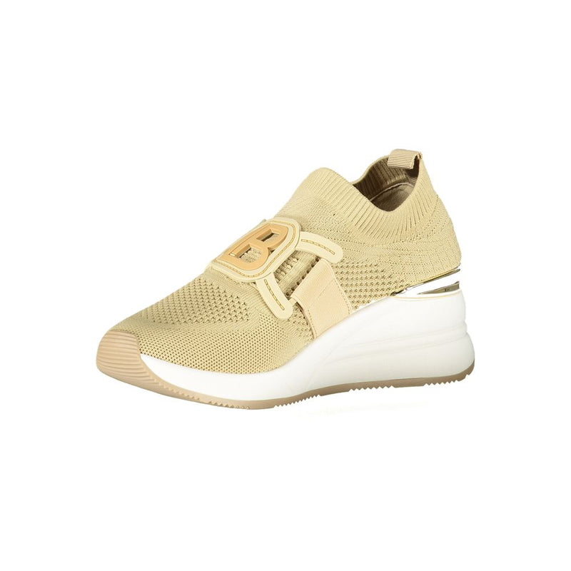 Laura Biagiotti Beige Polyester Women Sneaker - Chic & Comfortable