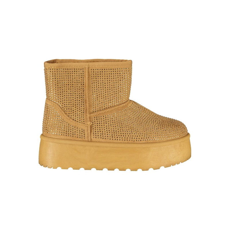 Laura Biagiotti Brown Polyester Women Boot - Luxurious Style