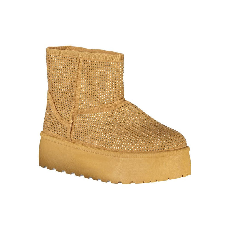 Laura Biagiotti Brown Polyester Women Boot - Luxurious Style