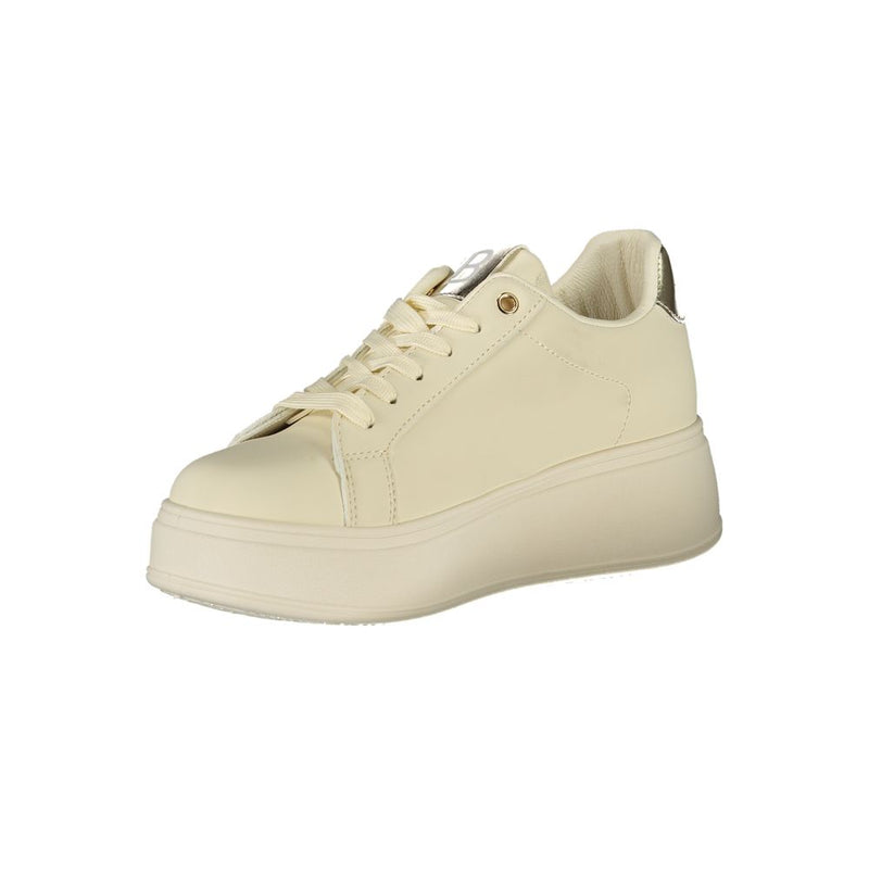 Laura Biagiotti Beige Polyester Women Sneaker - Chic & Comfortable