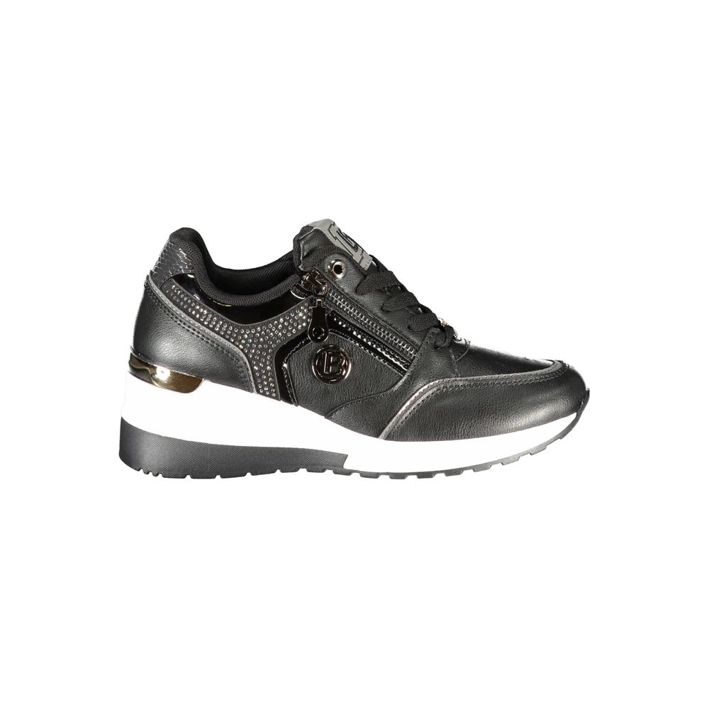 Laura Biagiotti Sneakers Noires en Polyester pour Femmes - Élégance Sportive