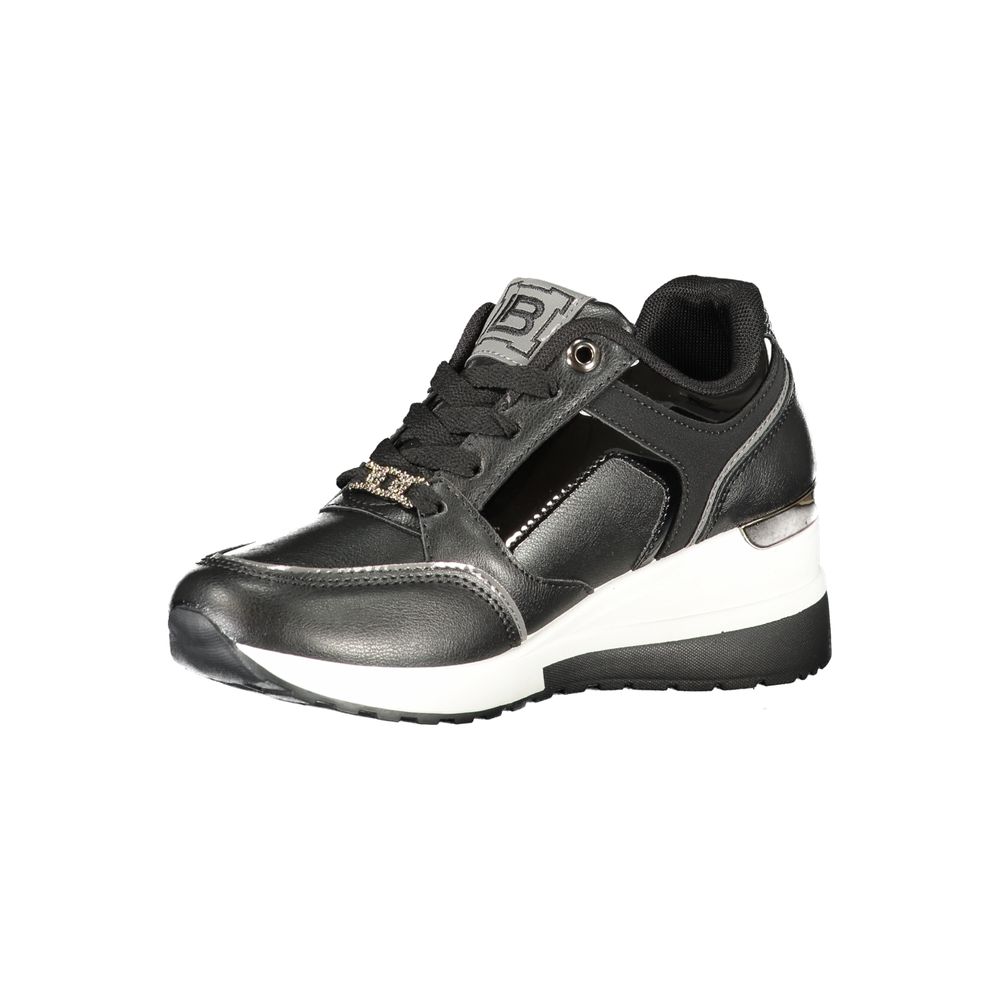 Laura Biagiotti Sneakers Noires en Polyester pour Femmes - Élégance Sportive