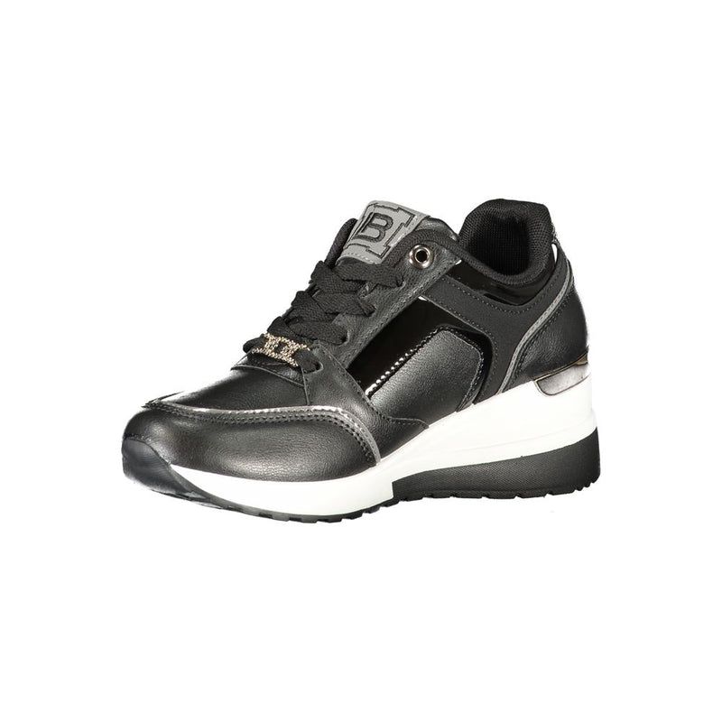 Laura Biagiotti Sneakers Noires en Polyester pour Femmes - Élégance Sportive