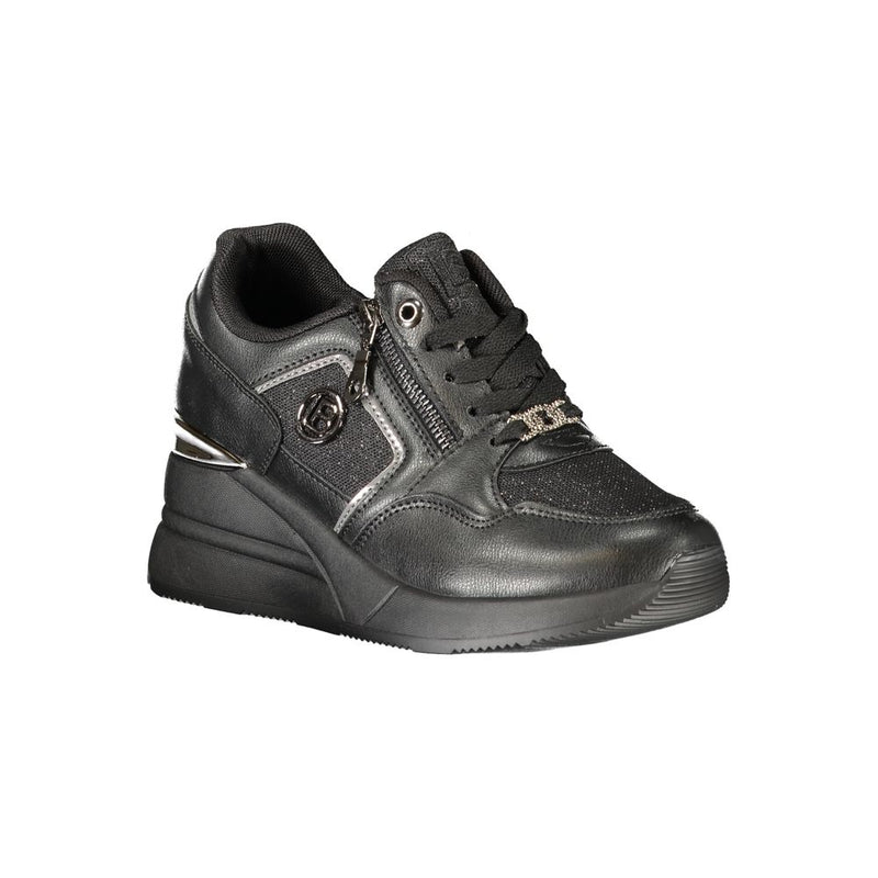 Laura Biagiotti Black Polyester Women Sneaker - Chic & Comfortable