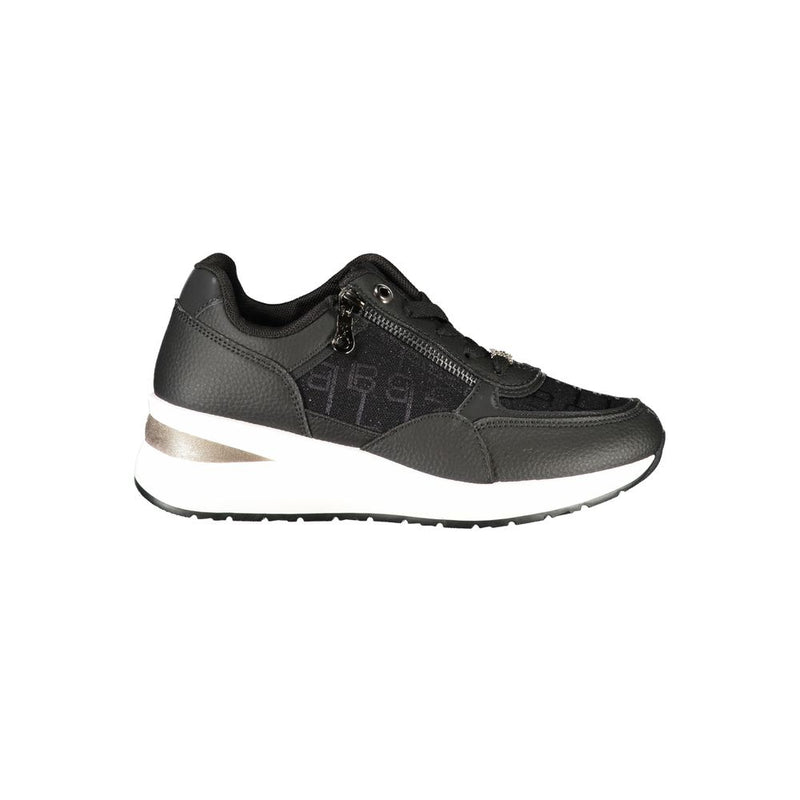 Laura Biagiotti Black Polyester Women Sneaker - Élégance et Confort