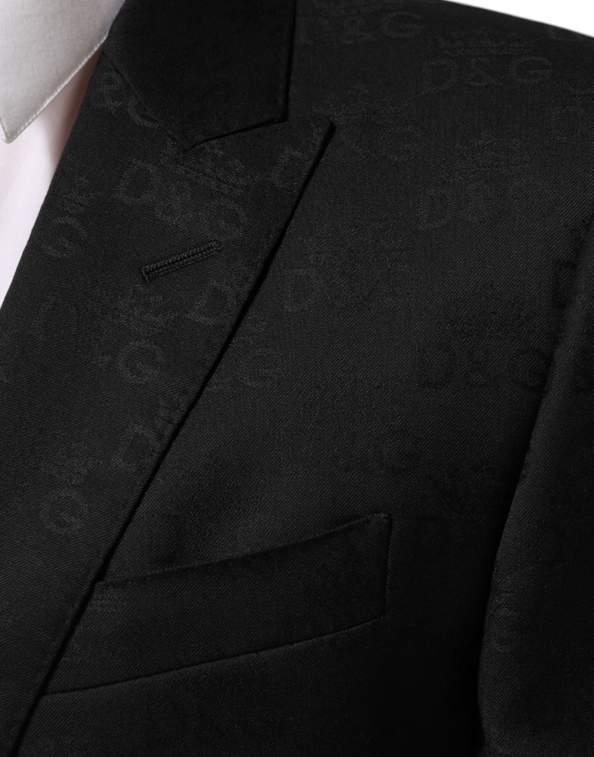 Veste de costume Dolce &amp; Gabbana MARTINI noire à 2 boutons