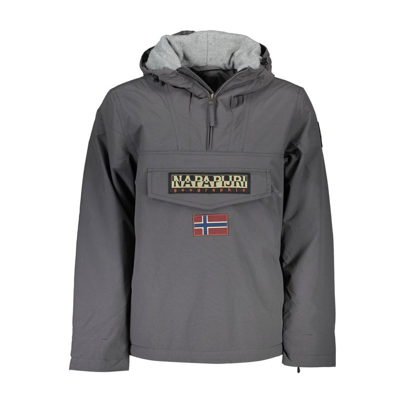 Napapijri Gray Polyamide Rainforest Jacket