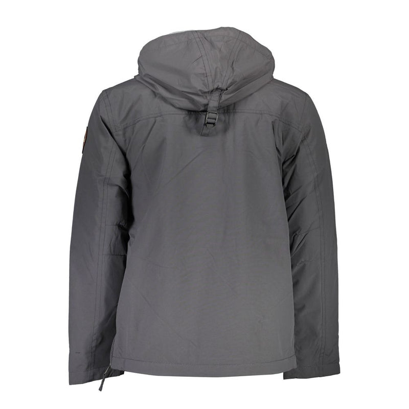 Napapijri Gray Polyamide Rainforest Jacket