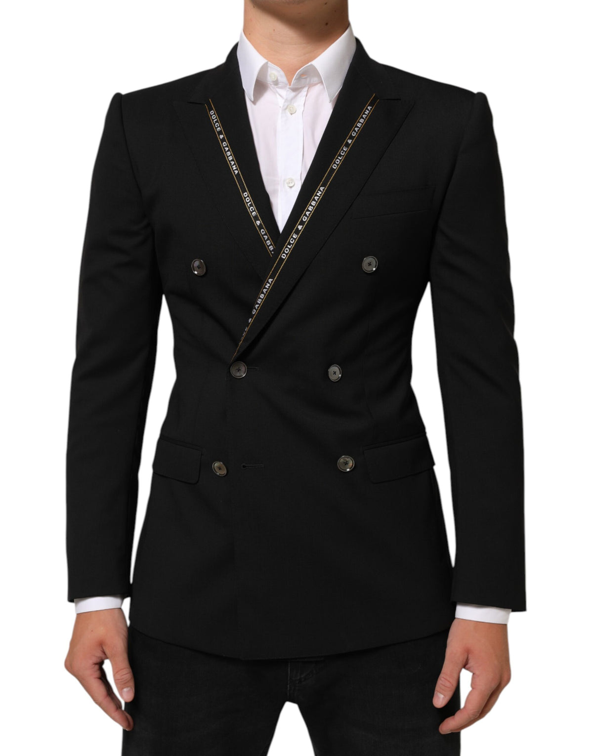 Dolce &amp; Gabbana, veste blazer SICILIA noire à double boutonnage