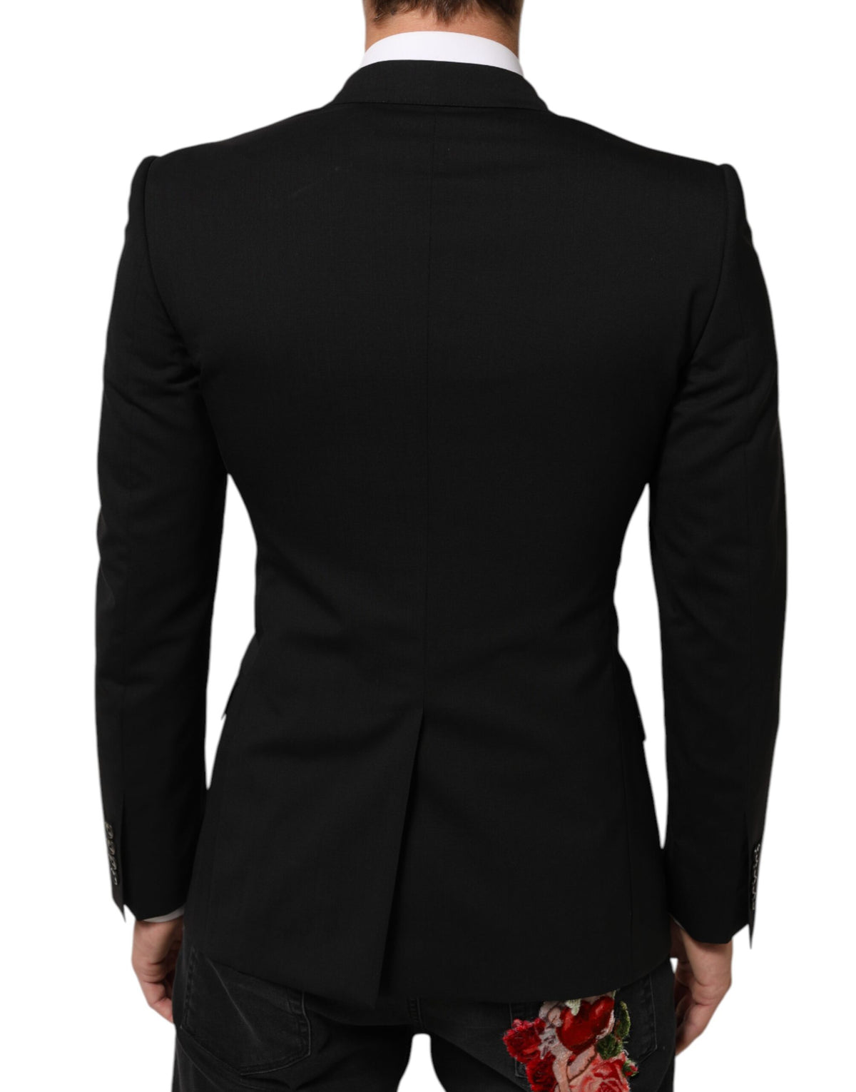 Dolce &amp; Gabbana, veste blazer SICILIA noire à double boutonnage