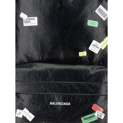 Sac à dos Balenciaga Explorer avec autocollants imprimés