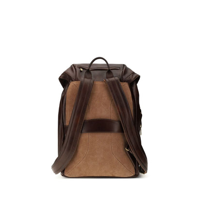 Sac à dos en cuir Brunello Cucinelli
