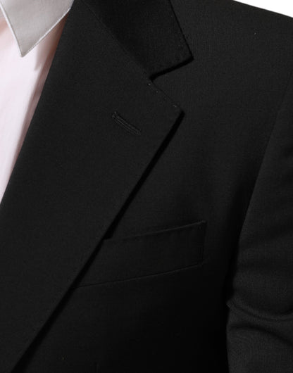 Dolce &amp; Gabbana, veste de costume noire STAFF à 2 boutons.