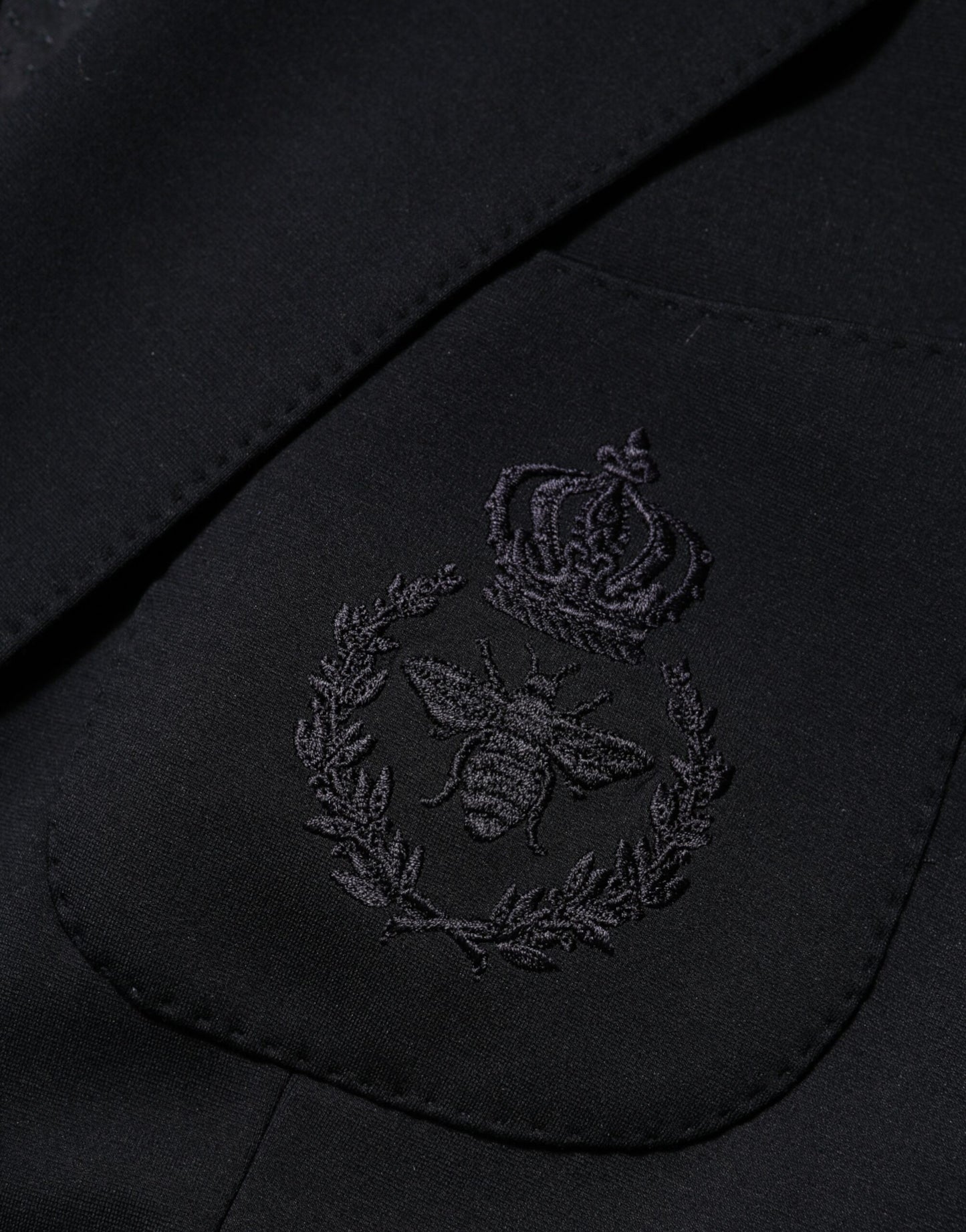 Dolce &amp; Gabbana Zwart Viscose Pak Blazer met 2 Knopen