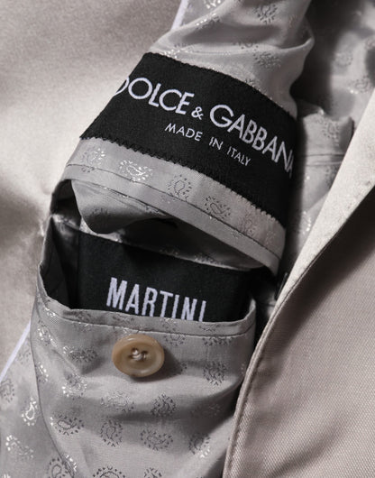 Costume formel 2 pièces MARTINI en laine grise claire de Dolce &amp; Gabbana