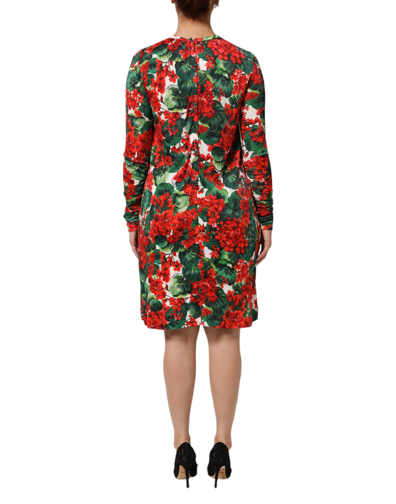 Robe Portofino courte multicolore à imprimé floral Dolce & Gabbana