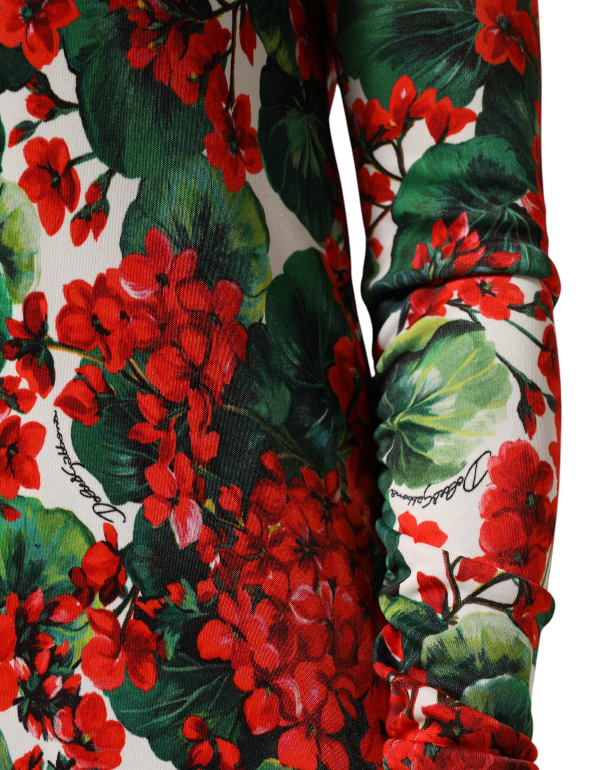 Robe Portofino courte multicolore à imprimé floral Dolce & Gabbana