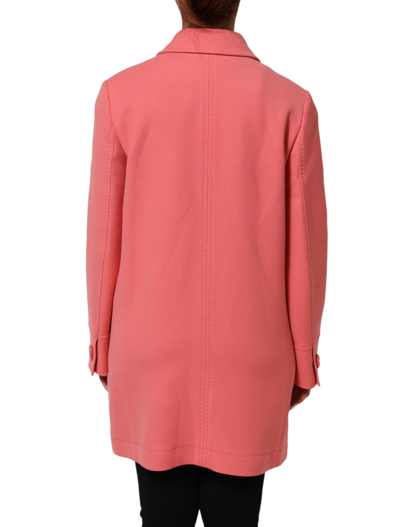 Dolce &amp; Gabbana roze trenchcoat met knopen