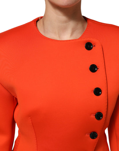 Dolce &amp; Gabbana Rode Geknoopte Trenchcoat voor Dames