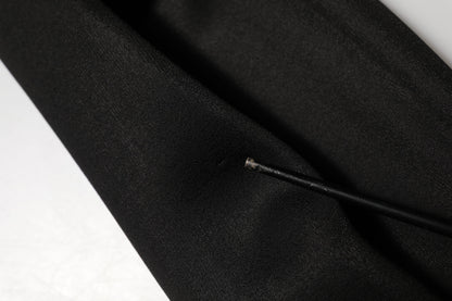 Dolce &amp; Gabbana Zwarte Ketting Kristal DG Logo Sweatshirt Trui