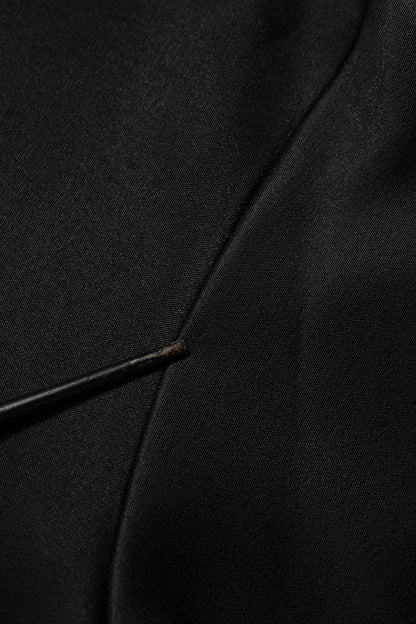 Dolce &amp; Gabbana Zwarte Kristal DG Ketting Sweatshirt Trui