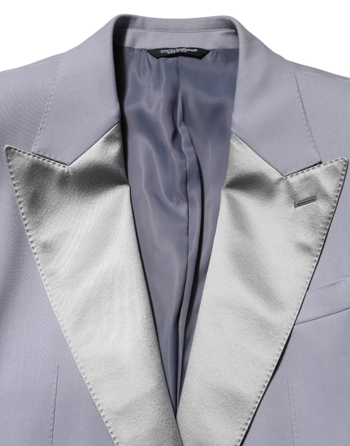 Veste de costume homme Dolce &amp; Gabbana SICILIA en laine grise à 2 boutons