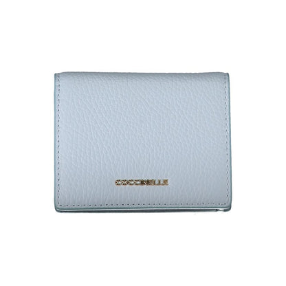 Portefeuille en cuir bleu Coccinelle