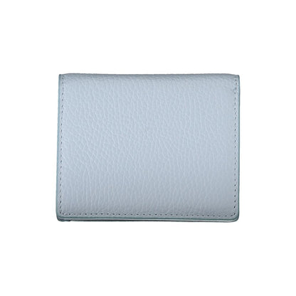 Portefeuille en cuir bleu Coccinelle