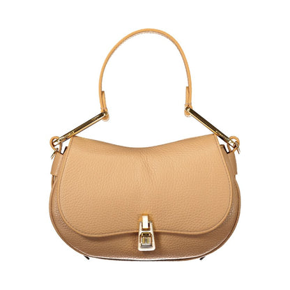 Sac à main en cuir marron Coccinelle