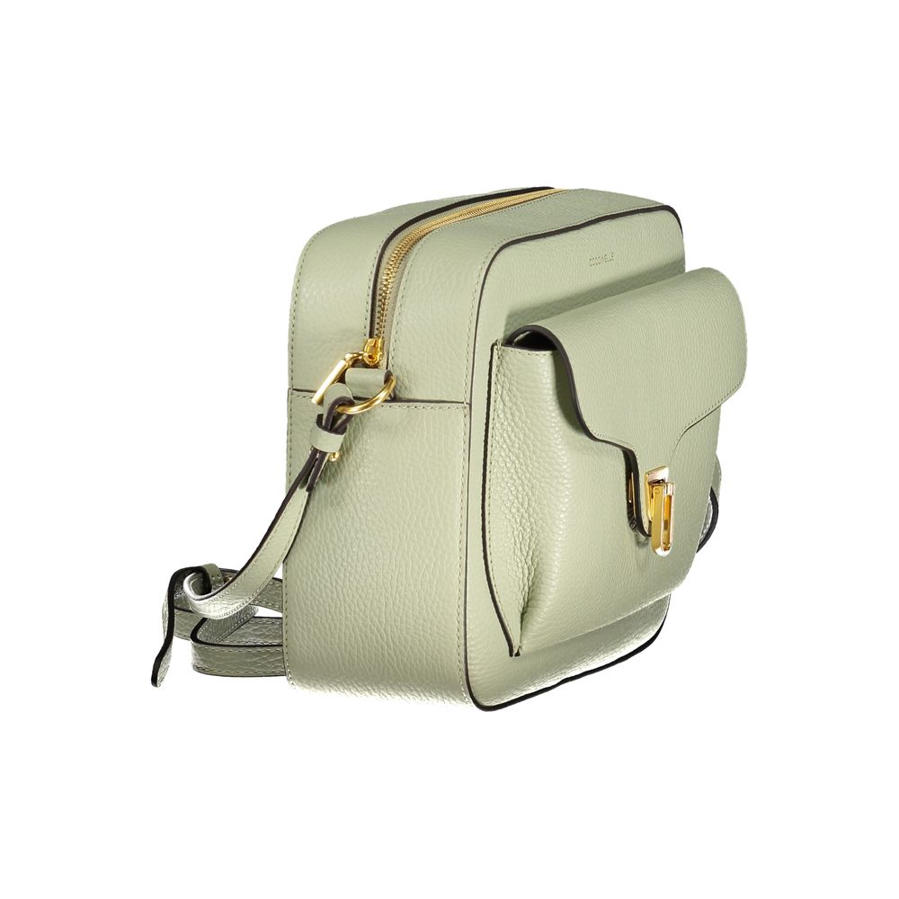 Coccinelle Green Leather Handbag - Élégance et Praticité