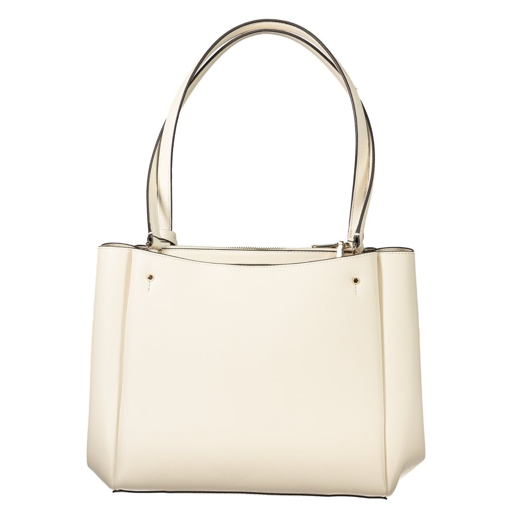 Guess Jeans Witte Polyethyleen Handtas