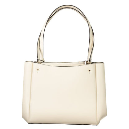 Guess Jeans Witte Polyethyleen Handtas