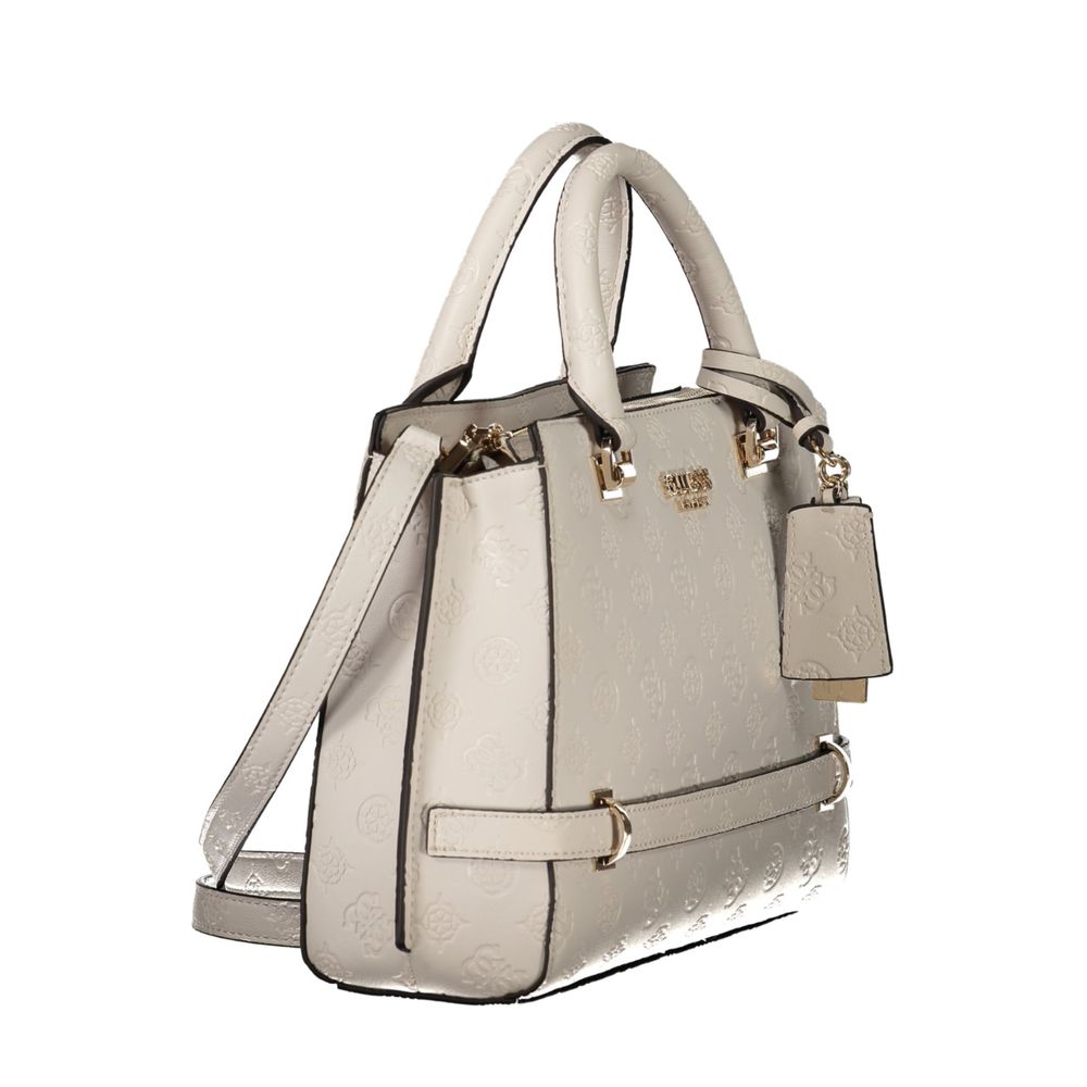 Guess Jeans Witte Polyethyleen Handtas