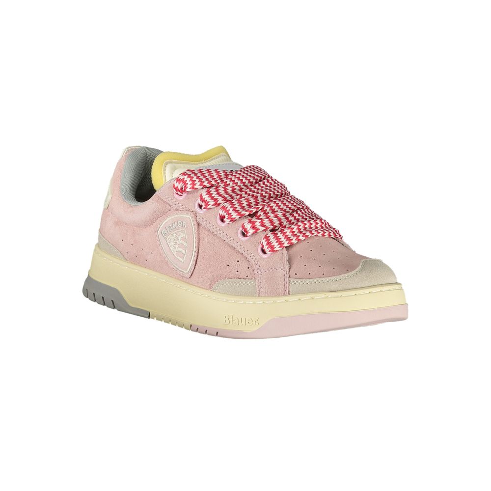 Blauer Roze Polyester Sneaker