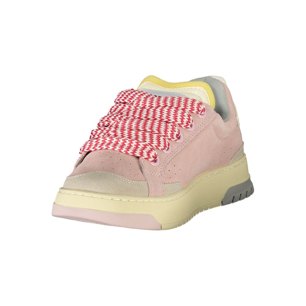 Blauer Roze Polyester Sneaker
