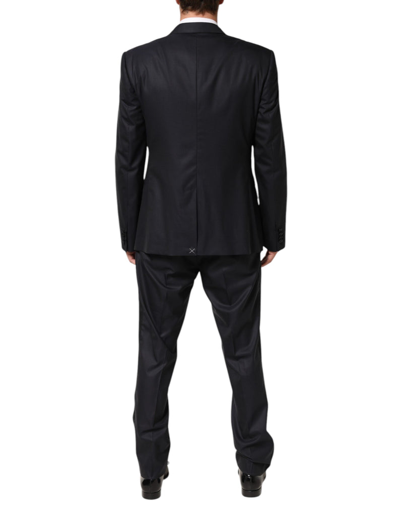 Dolce & Gabbana Black MARTINI 3 Piece Suit - Elegant Tailoring
