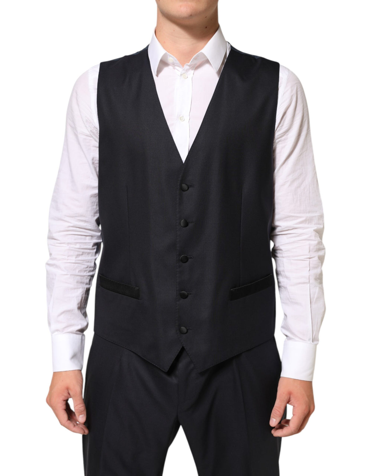 Dolce & Gabbana Black MARTINI 3 Piece Suit - Elegant Tailoring