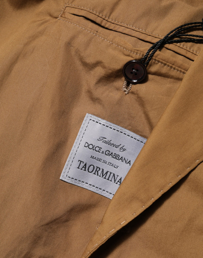Dolce & Gabbana Brown TAORMINA Double-Breasted 2 Piece Suit
