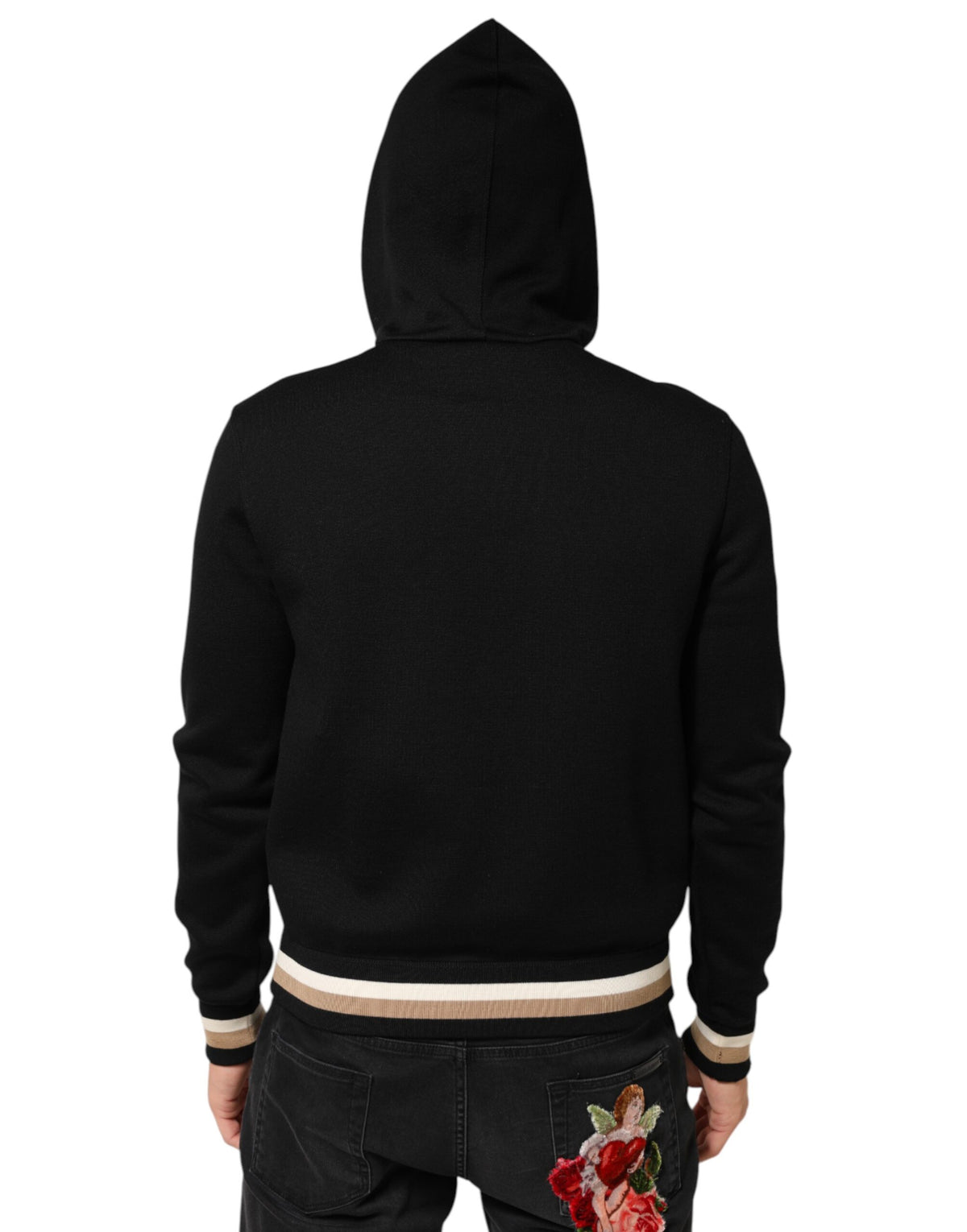 Sweat à capuche Dolce &amp; Gabbana noir à logo léopard