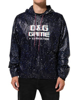Sweat-shirt à capuche bleu Dolce &amp; Gabbana D&amp;G Game pour homme